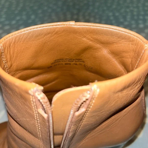 Tory Burch Tan‎ Leather Ankle Boots - Picture 11 of 11